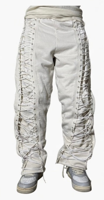 Laced joggers