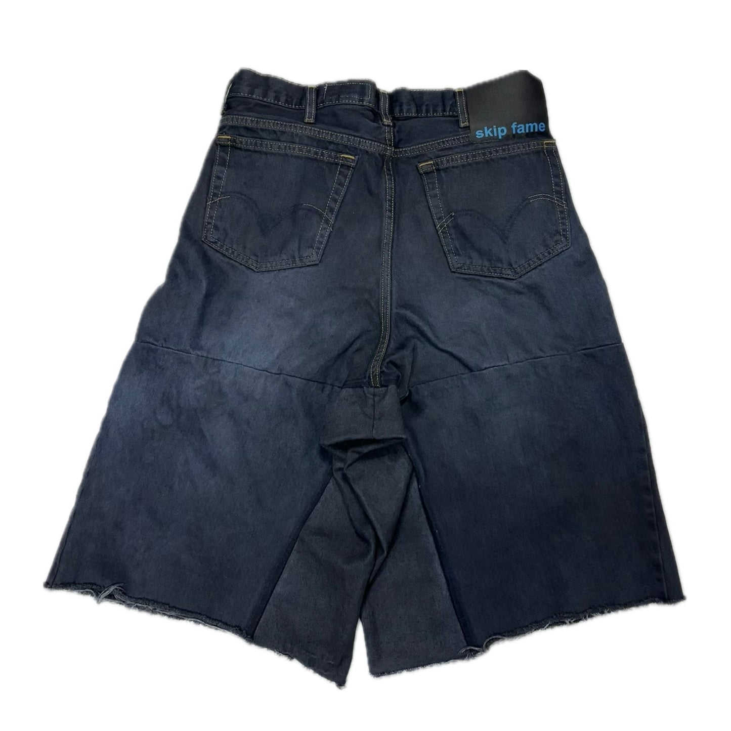 Double-u denim short