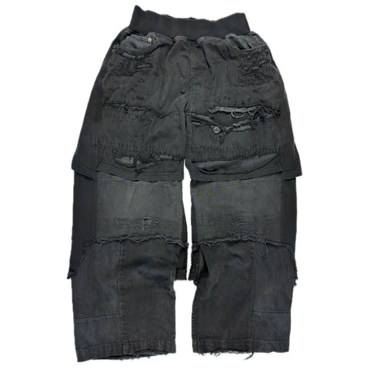 Tucked crow pants