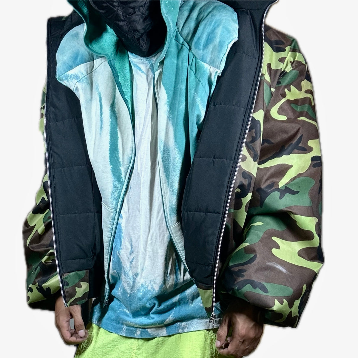 Baja zip up sweater vest